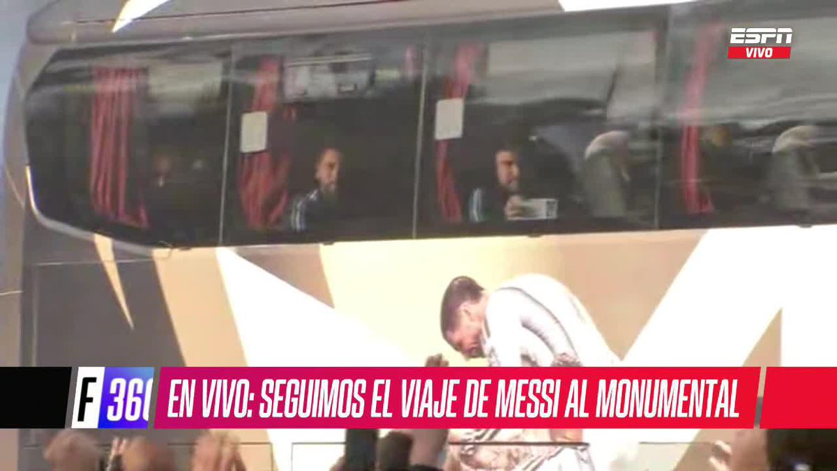 #AHORA - ¡LEO MESSI YA PARTE RUMBO AL MONUMENTAL PARA JUGAR SU ÚLTIMO PARTIDO CON LA SELECCIÓN ARGENTINA! 📺 #ESPNF360 | ESPN en el Plan Premium de #DisneyPlus