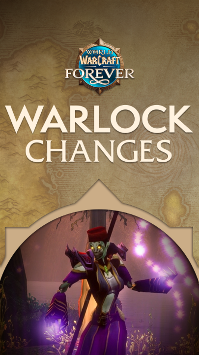Wield demons, agony, and searing flames to dominate the opposition 🔥 Full overview of Warlock changes coming with WoW: Forever: