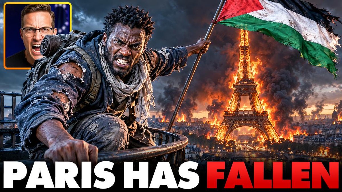 Paris is BURNING… France Has Fallen as Riots RAGE.… This is not a “student protest” it’s the result of years of mass immigration. Notice none of these “students” look French? Europe is killing itself with suicidal empathy. It’s sad to see this happen to what was once a great city. Import the third world, become the third world.