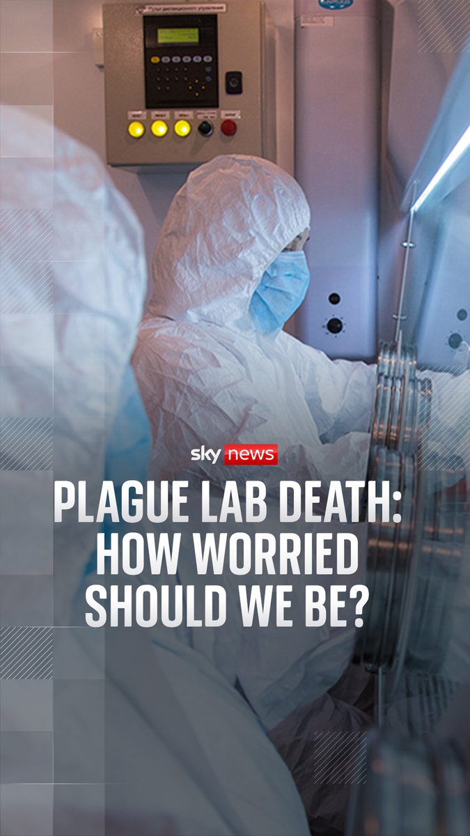 The risk to the UK from plague is very low, the UK Health Security Agency has said, after the death of a laboratory worker in Russia who may have been exposed to pneumonic plague. It comes after Russian authorities said they quarantined a hospital and are monitoring contacts of the employee from a plague research institute in Siberia who contracted pneumonia from an "unknown" cause. Thomas Moore looks at the latest. 🔗