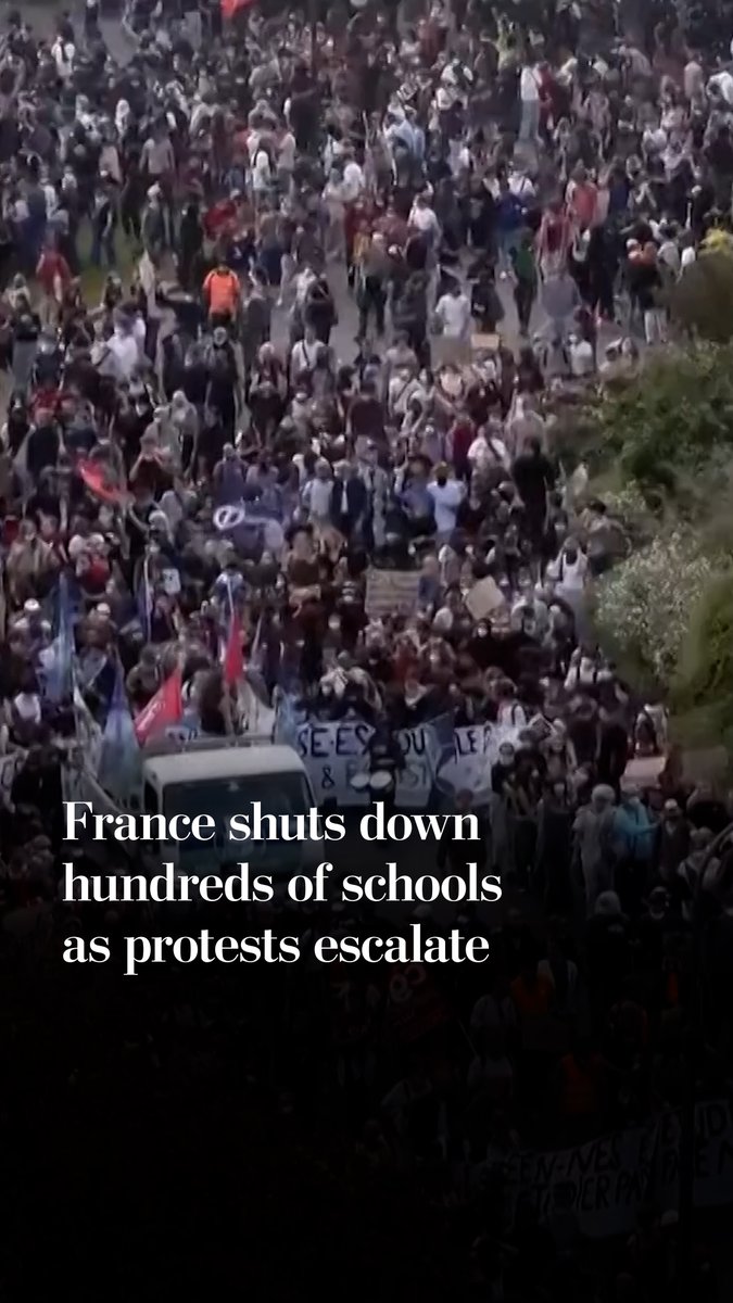 Student protests are sweeping France, with hundreds of schools and colleges shut as students protest crowded classrooms, understaffing and inequalities in education. The demonstrations come amid anger over spending cuts, rising prices and record debt.