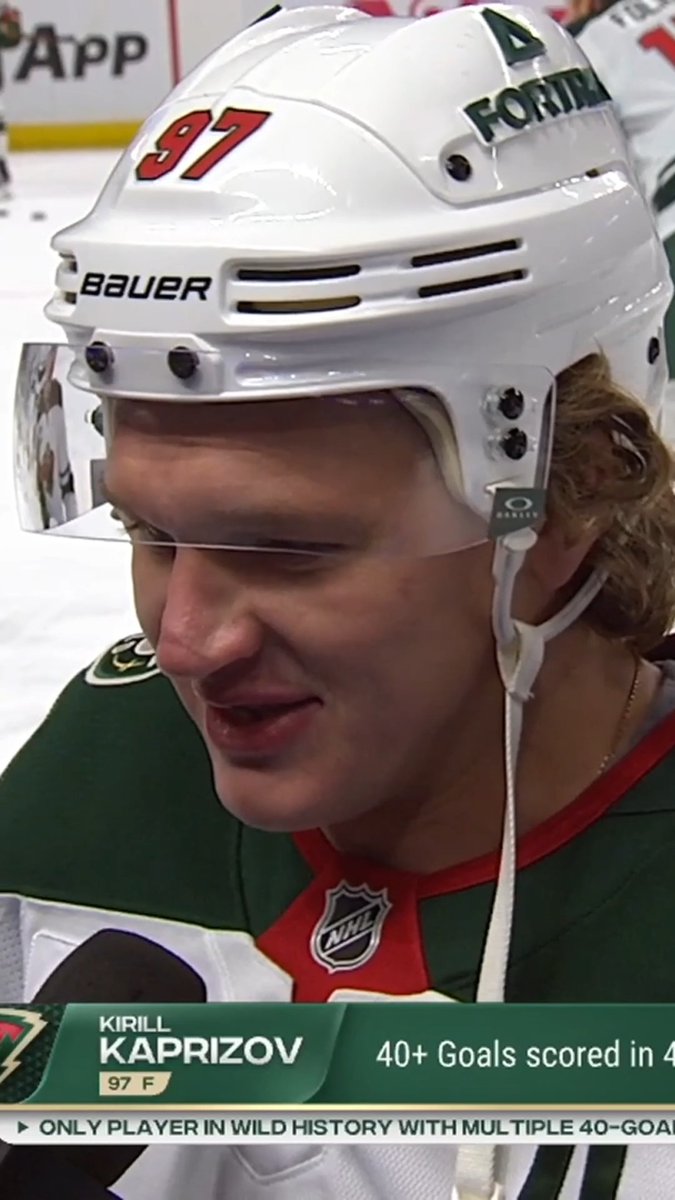 "We have the best fans in Minnesota, every game at home it's a full building" 🗣️ Kirill Kaprizov caught up with Kevin Gorg ahead of his 400th career game #mnwild