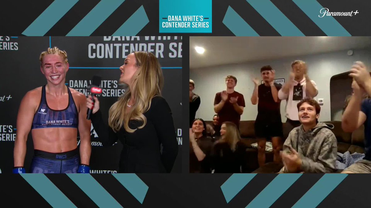 Alivia Bierley's message to Dana White after her win at #DWCS: "I didn't have to be here, but I chose to be here. I have a burning fire in my soul, and I'm going to be your next champion." 🗣️ 📺 Paramount+