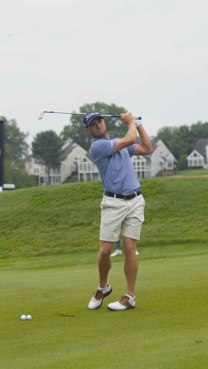 .Justin Thomas putting on a clinic while testing 2027 Pro V1x prototypes earlier this summer. 👀 #1ballingolf