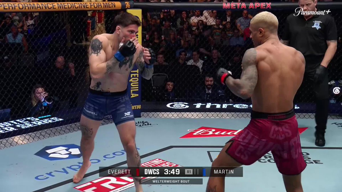 SAL EVERETT WALK OFF KNOCKOUT DANA WHITE IS ON HIS FEET!!