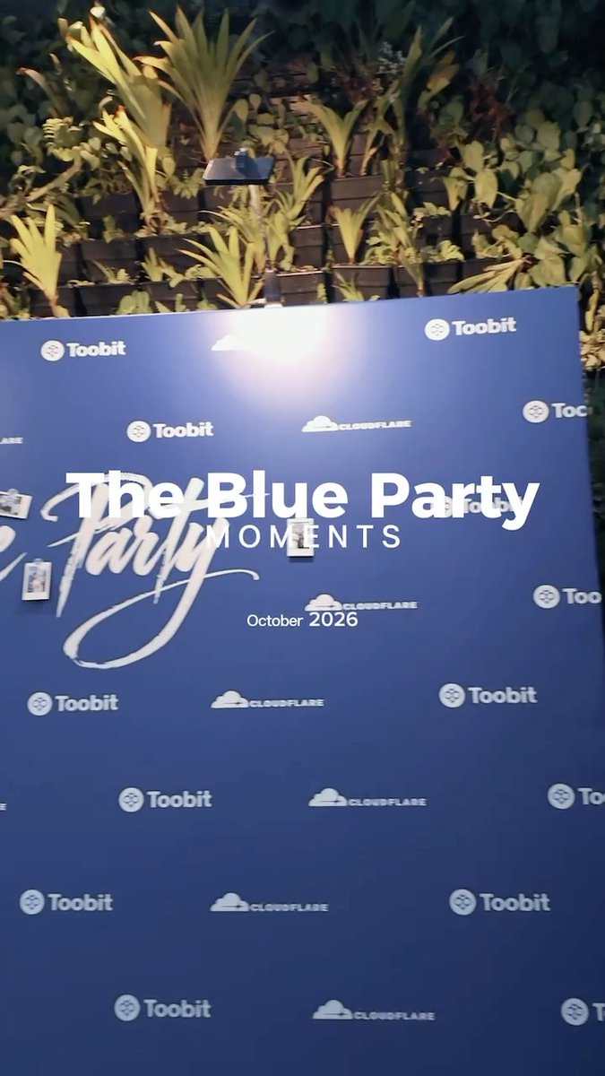 💙 The Blue Party brought creators, partners and the Toobit team together for an evening of music, photos and conversations ahead of #TOKEN2049 Singapore. Thank you to everyone who joined us last night. 🤝 Meet the team today at booth PB1-41. #Toobit #Singapore