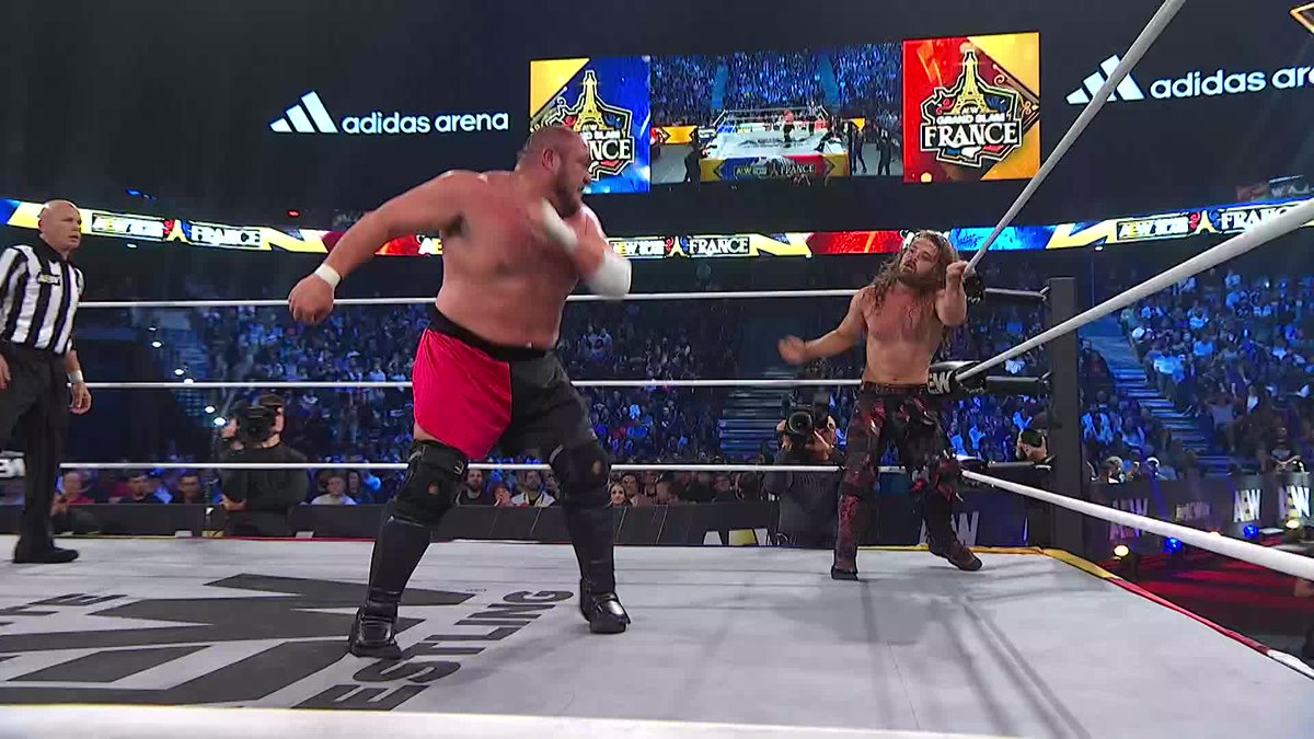 .Samoa Joe shuts down “Jungle” Jack Perry to qualify for Clockwork Carnage at #AEWWrestleDream! Watch #AEWGrandSlam France on TBS + HBO Max!