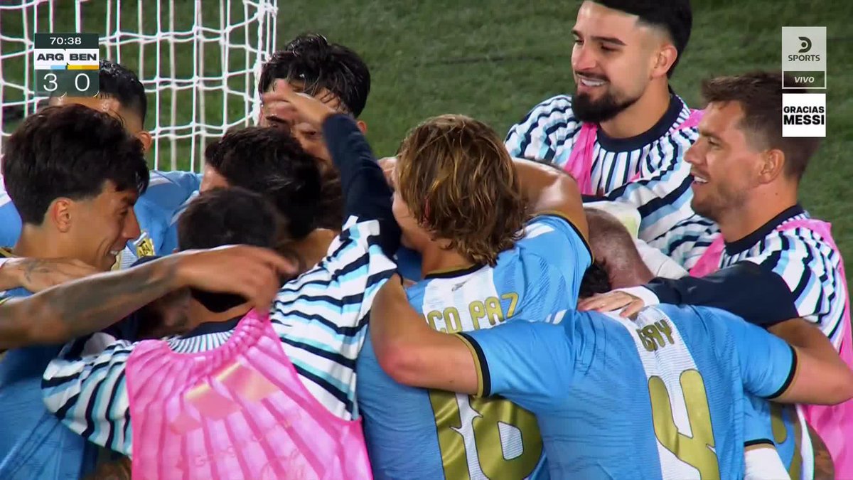 ¡GOOOOL DE LIONEL ANDRÉS MESSI! La LEYENDA argentina, de penal, marcó el 3-0 contra Benín en el Monumental.