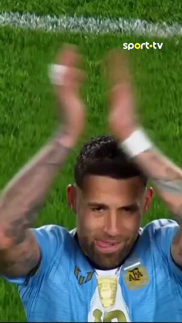 Ovação para a despedida de Otamendi 👏🩵 #sporttvportugal #Argentina #Benim #Messi