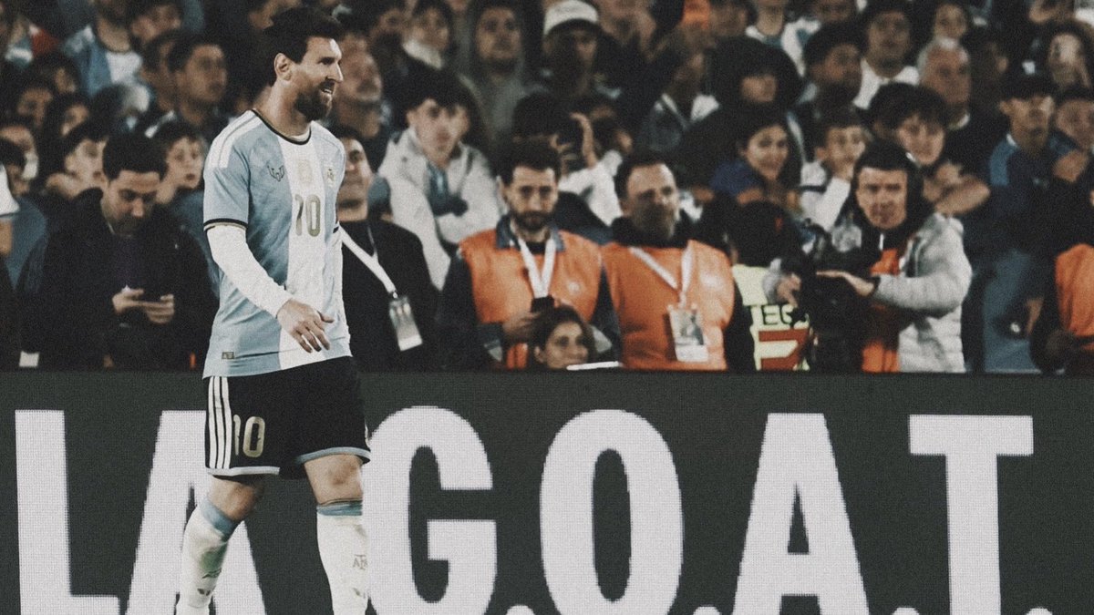 Leo Messi vs Benin at El Monumental his final game for Argentina ๐ 1 goal - 2 assists Thank you for everything, Leo. โค๏ธ