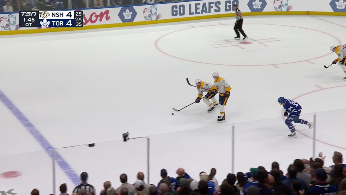 THE LEAFS CAN'T SCORE ON THE 3 ON 0 IN OVERTIME 😱❌