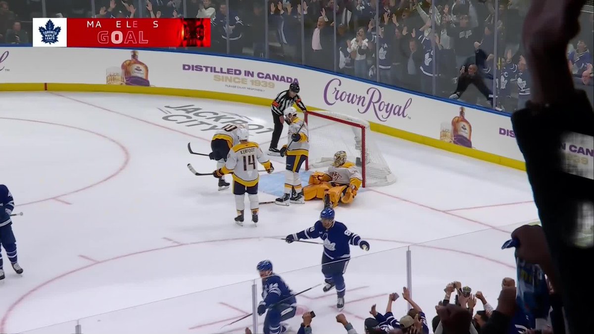 AUSTON MATTHEWS WINS IT FOR THE LEAFS IN OVERTIME TO COMPLETE THE COMEBACK 🔥😱 #Leafs