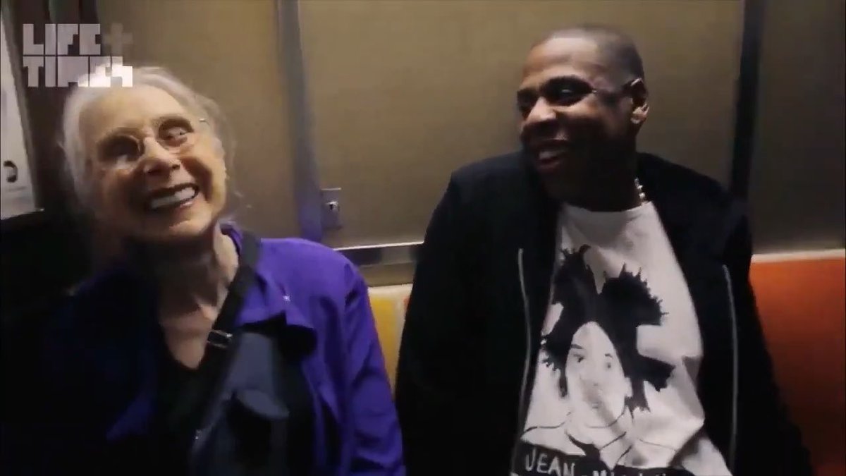 14 years ago today, JAY-Z sat next to visual artist Ellen Grossman on the NYC subway and she had no idea who he was 😭 (2012) “Are you famous?” “Yes. Not very famous, you don’t know me. But I’ll get there someday.”