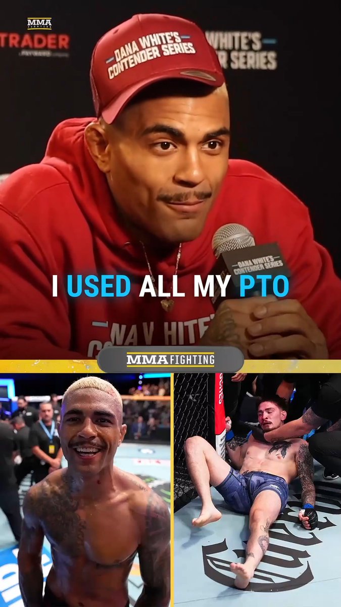 #UFC employee Sal Everett admits he used "all of his PTO" to prep for his #DWCS fight