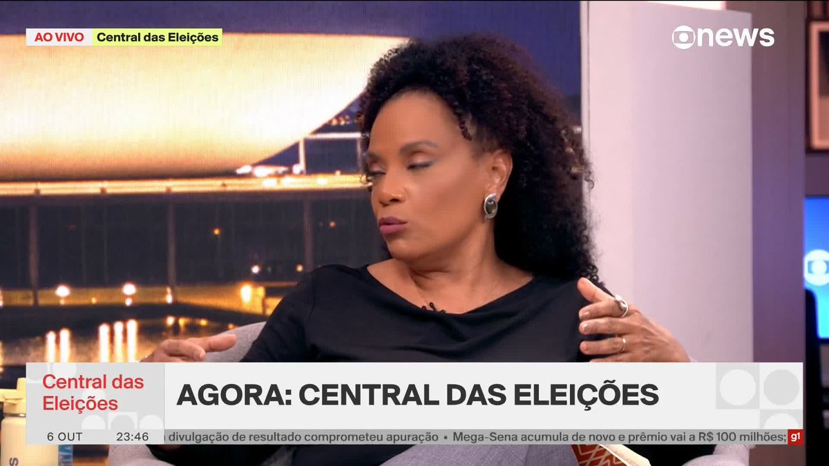 Nem a GloboNews acredita na vitória do Lula no segundo turno… 👇🏻