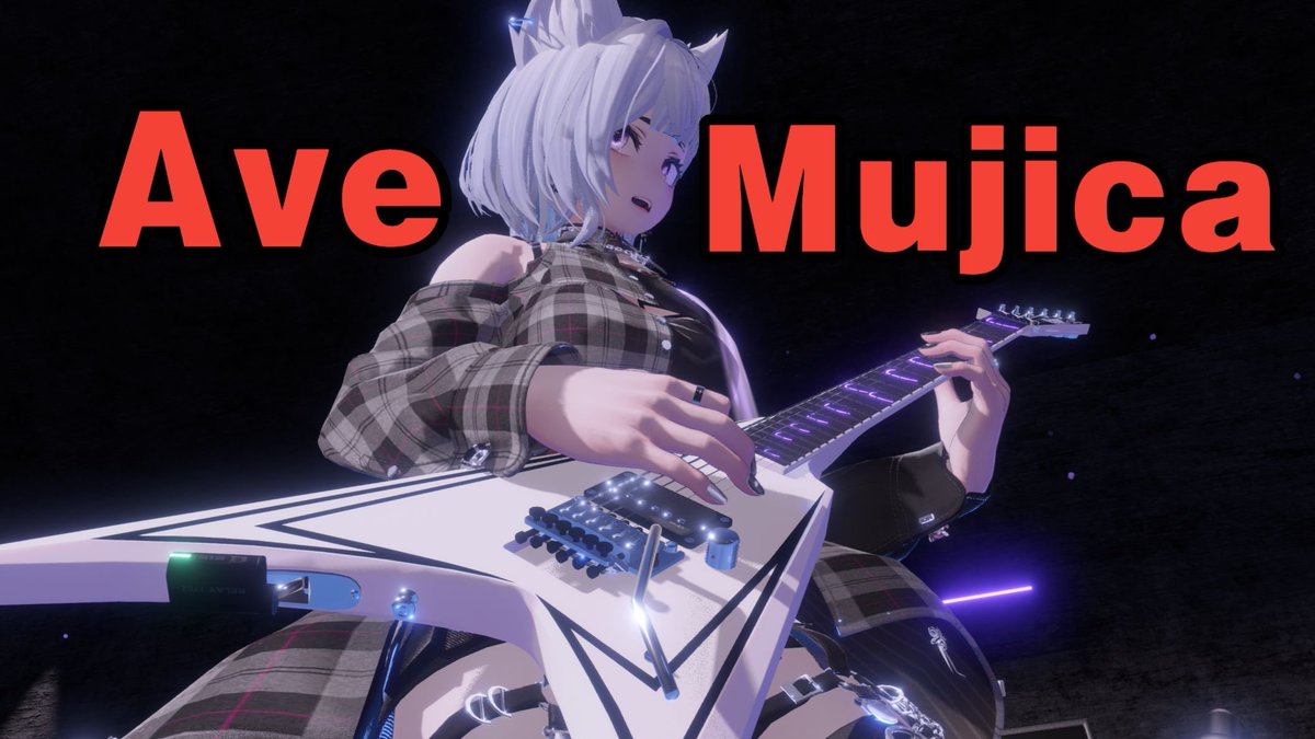 Guitar Mocap! KiLLKiSS - Ave Mujica 🎸 Processed nearly 2-year-old mocap data with my latest setup. How does it look? Made this one for a recent interview. #GuitarMocap #ギタリストVTuber