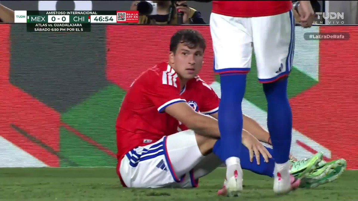 ¡Gooooooool de Chile! México ya lo pierde con gol de Gutiérrez 🤯😱😳 #LaEraDeRafa