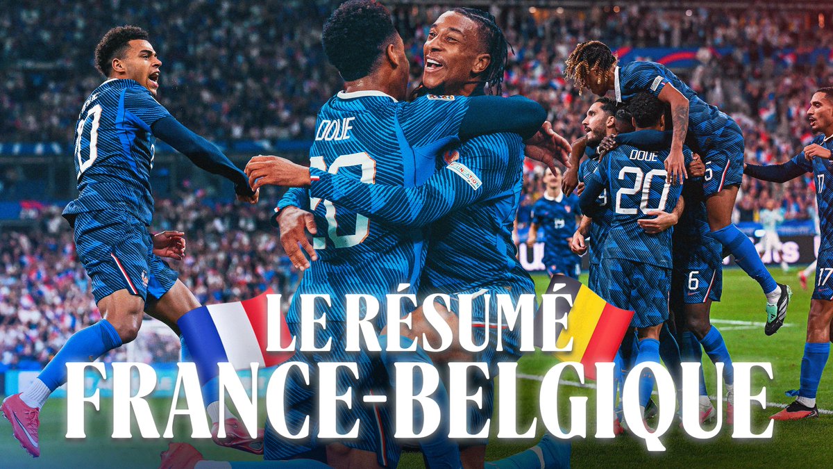 Les 15 dernières minutes complètement folles face à la Belgique 🔥 Menés 1-0, les Bleus ont renversé le match en inscrivant 4 buts en 15 minutes 🤩