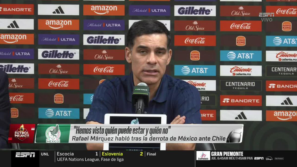 "HEMOS VISTO QUIÉN PUEDE ESTAR Y QUIÉN NO" Las palabras de Rafa Márquez tras la segunda derrota.