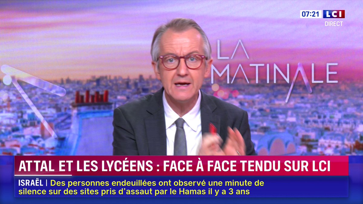 Attal et les lycéens : face à face tendu sur LCI 📺 L'édito pol de Christophe Barbier | Matinale LCI