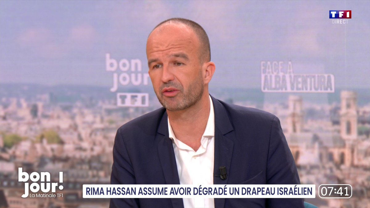 Hey Manuel Bompard même le 7 octobre il faut que tu sois une merde !?? 🤬🤬🤬🤬
