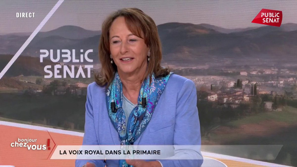 « La victoire de Raphaël Glucksmann est la disparition du PS » déclare Ségolène Royal, candidate à la primaire socialiste, sur le plateau de #BonjourChezVous