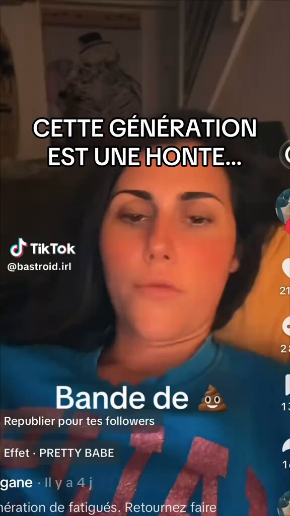 🇫🇷✊« GÉNÉRATION À CHIER ! ... PAS LA GEN Z ...MAIS LA NÔTRE ! »