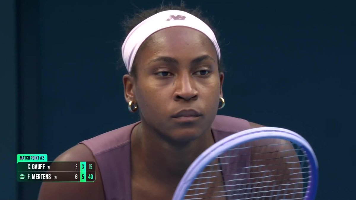 E. Mertens defeats Coco Gauff in straight sets.. Coco looked soulless the whole match...Probably the incident last match affected her ???
