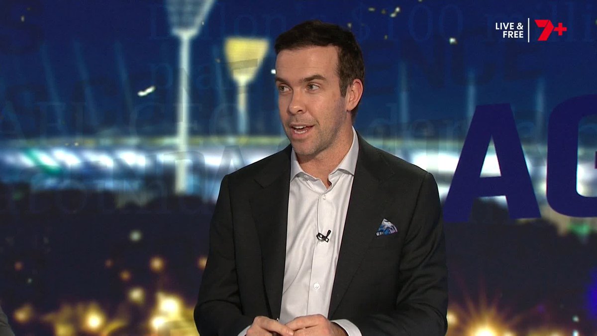 Tom Mitchell: "Can you see a world in which Rowan Marshall has to walk back into St Kilda?" Tom Morris: 👇