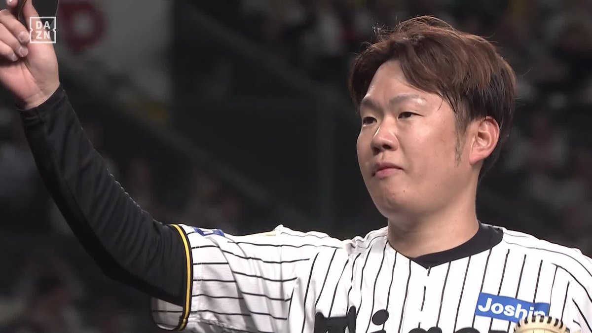 笑顔の現役ラスト登板 引退の西勇輝が最後は三振で締めくくる 初勝利の地で大歓声に送られる ⚾️阪神×広島 #阪神タイガース #だったらDAZN