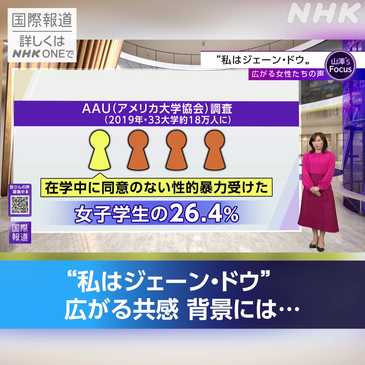 性的暴力の被害は決してひと事ではありません 👆詳しくは 米コーネル大学の学生だった女性が集団暴行を受けたと提訴 検察も捜査を開始しました 多くの人たちが被害女性に連帯を表明し 「#MeToo 運動」をほうふつさせる動きが広がっています