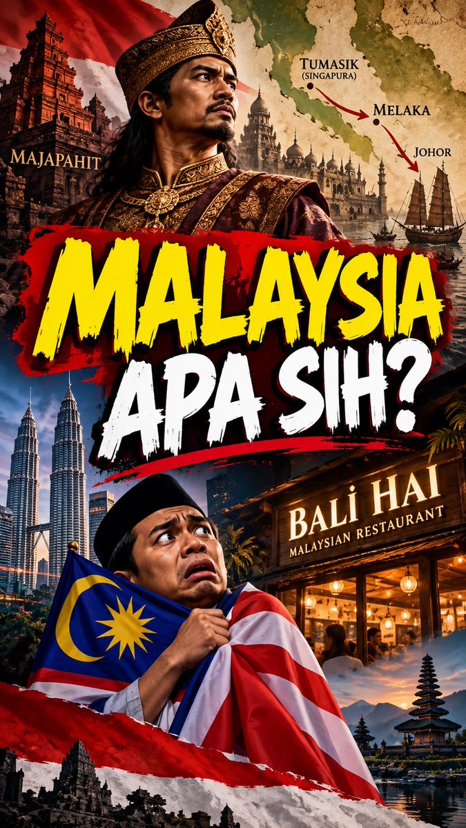 malaysia itu apa sih? 🙃 kalian tidak akan pernah ada tanpa Indonesia. 😊. Ga usah nyenggol kami terus, bersihkan hati kalian orang malaysia , jangan dipelihara hasad, iri, dengki dan busuk hati itu. 😉 #jagaindonesia #kamibersamaindonesia #indonesia #malaysia #boikotmalaysia