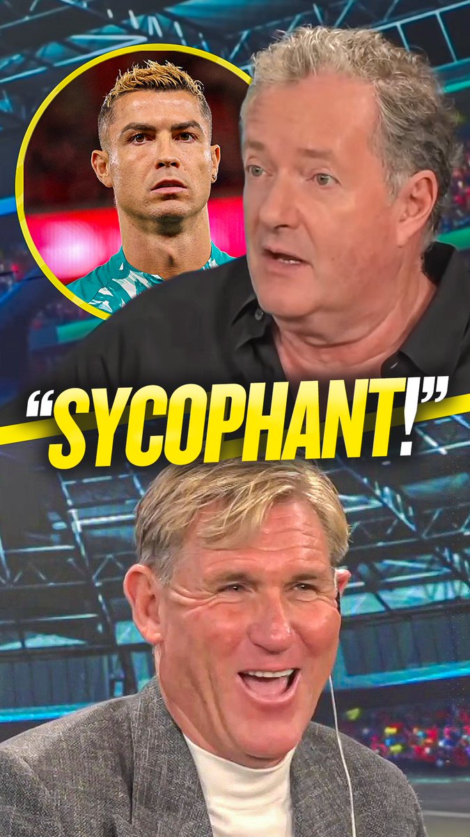 🤣 "Sychophantic buttock kissing love affair." 🔥 "Cristiano [Ronaldo] is the greatest footballer to ever play the game." Simon Jordan and Piers Morgan debate Cristiano Ronaldo's comments on Jorge Jesus, after an international break filled with controversy for Portugal.