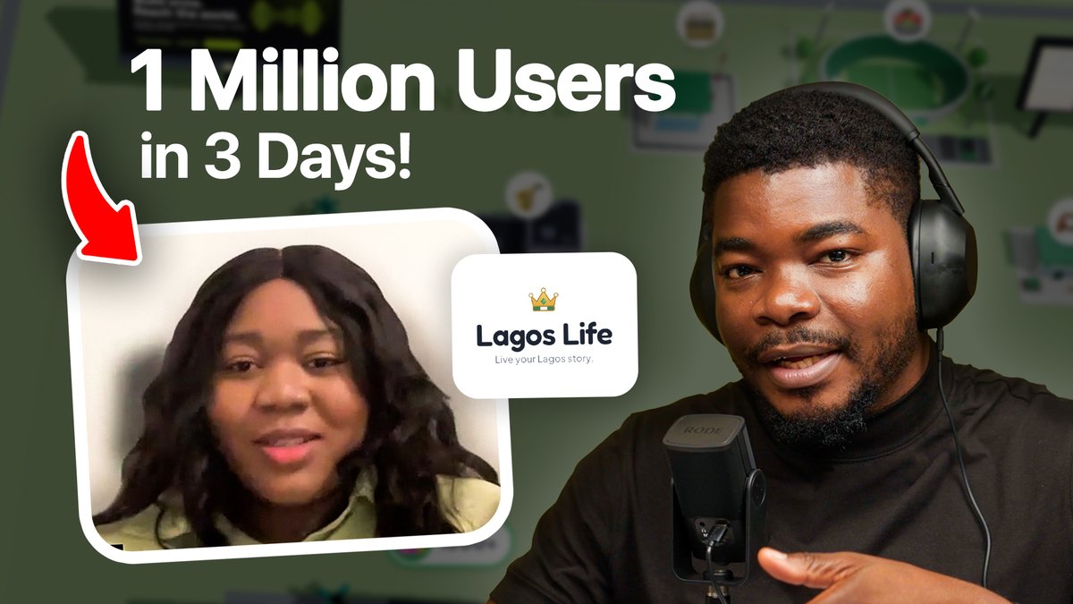 Over 1 million players in 3 days! I asked Shalom Rayhamen how it happened for Lagos Life, what broke, and if she’s selling for $100,000.
