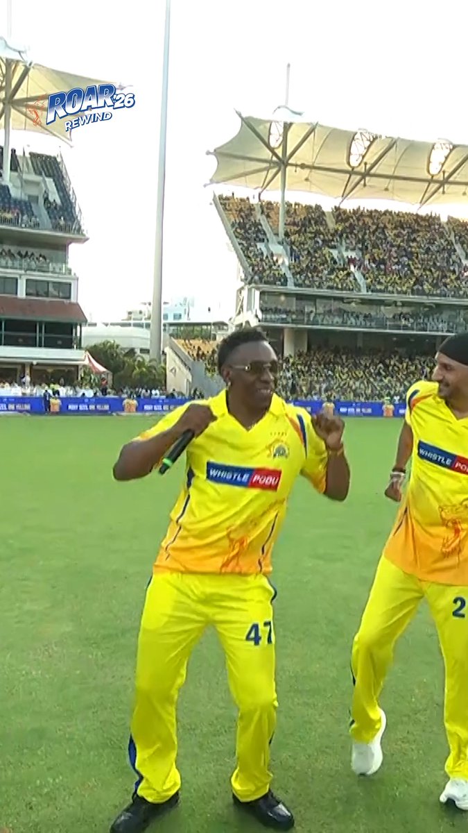 When DJB’s around, it’s always party time! 🥳💛 #WhistlePodu #SuperBirthday