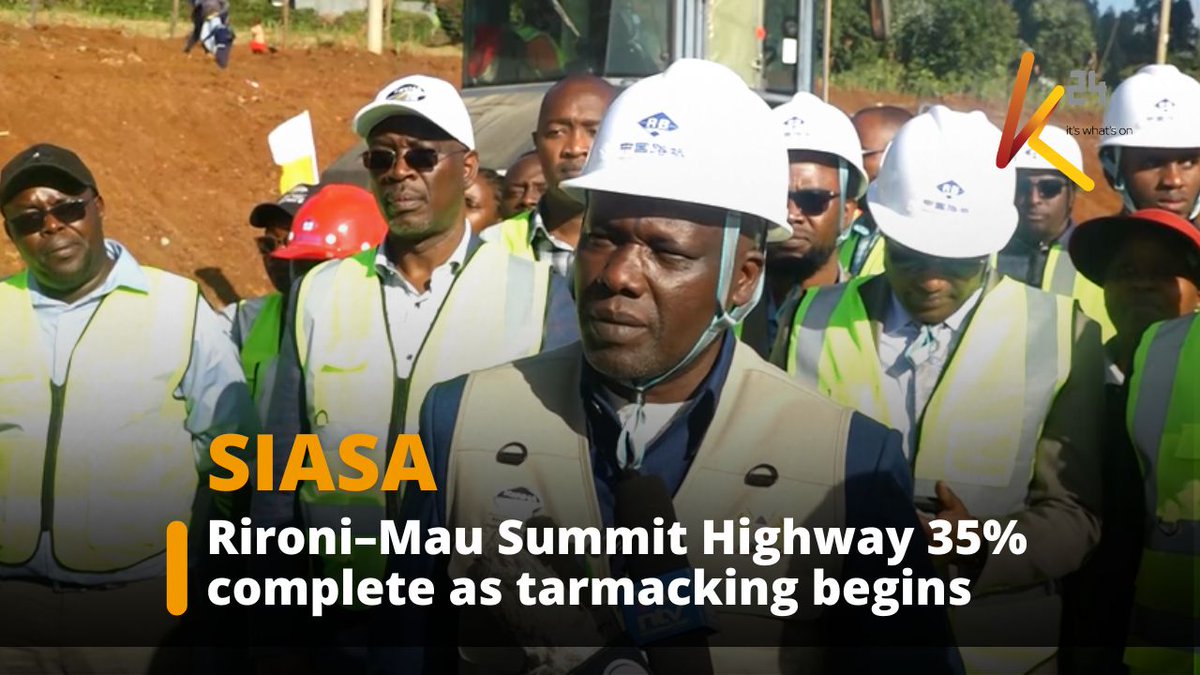 Rironi–Mau Summit Highway 35% complete as tarmacking begins