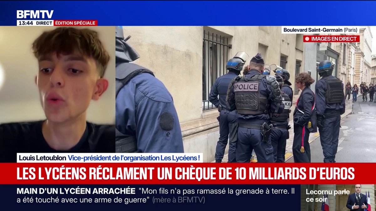 L'organisation Les Lycéens appelle à "ne pas participer" au "temps de démocratie" interne proposé par le gouvernement