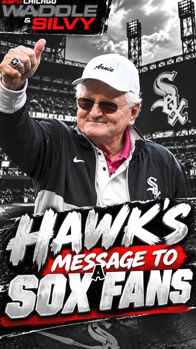 Hawk Harrelson has one message for the Chicago White Sox fans.... #mlb #mlbplayoffs #chicago #whitesox