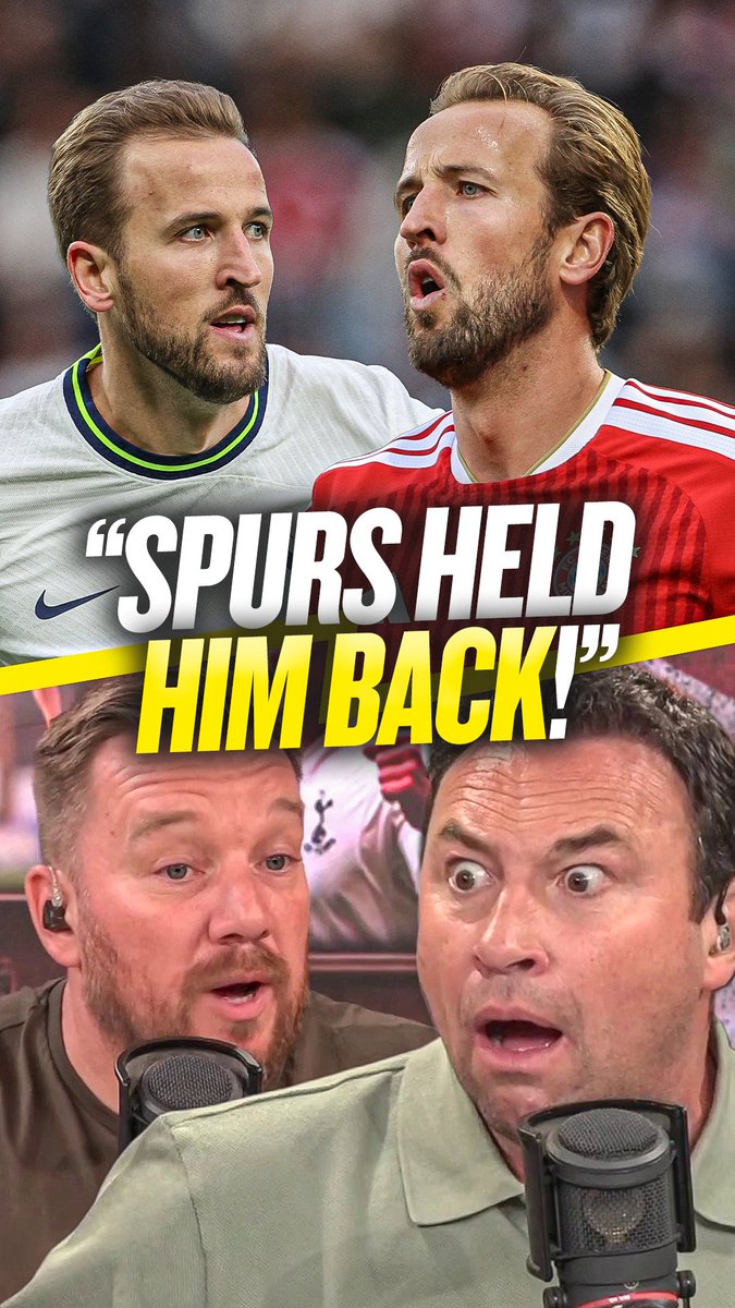 😱 "Spurs held Harry Kane back!" 👀 "We gave him the platform to be world class!" Jamie O'Hara loses it with Jason Cundy after claiming Harry Kane was held back by Spurs