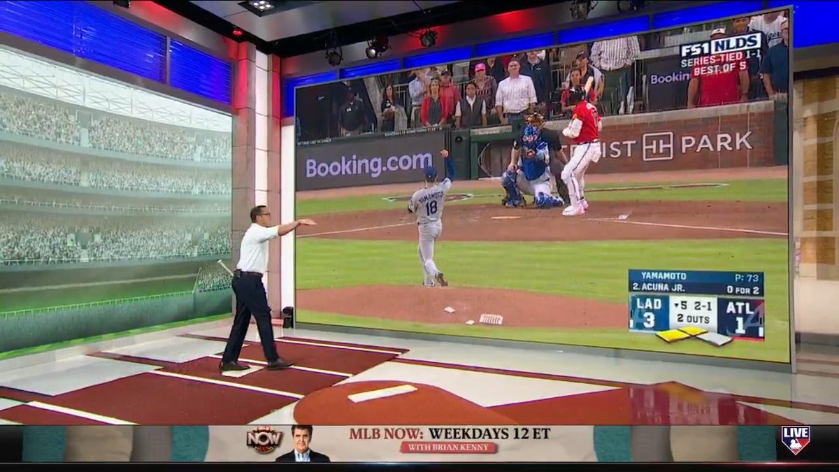 Yoshinobu Yamamoto over his last 5 #Postseason starts 🤯 5-0 W-L 1.07 ERA 33.2 IP 17 H 32 K - 4 BB .397 Opp. OPS DeRo breaks down the Los Angeles Dodgers right-hander after he delivered yet another gem in Game 3 of the NLDS.