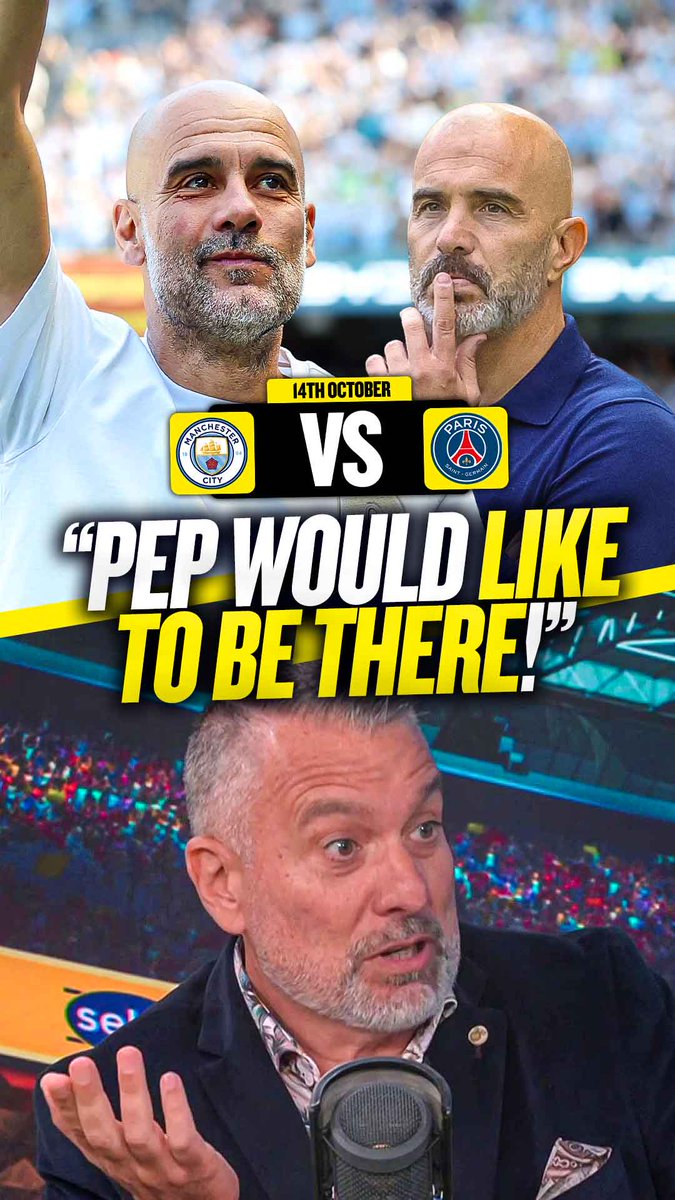 🙏 "He would like to be there!" 📸 "They will take a picture with Enzo Maresca that day!" Guillem Balague reveals he expects Pep Guardiola to make a shock return to #MCFC when they host PSG next week! 😳