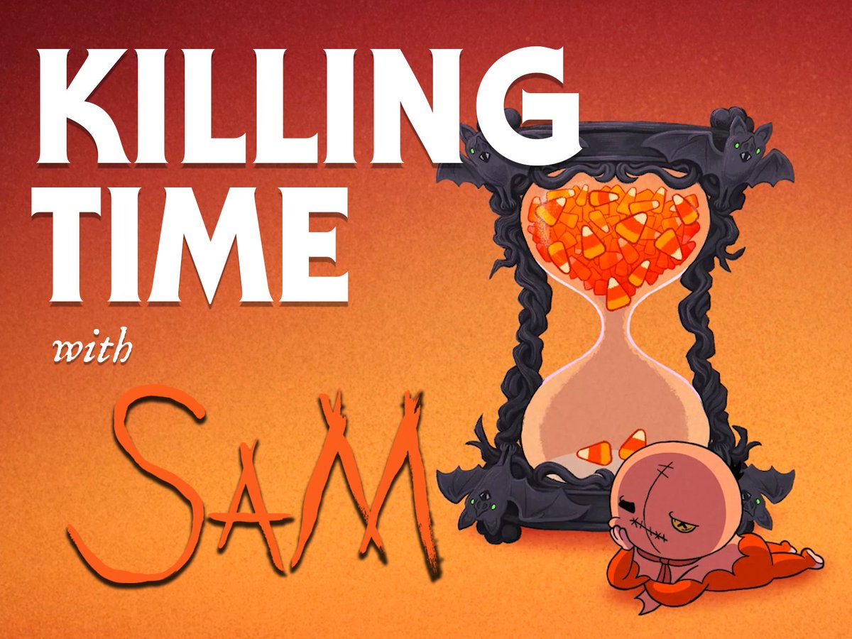 Halloween can’t come fast enough. Sam’s just KILLING TIME. 🎃🔪⌛