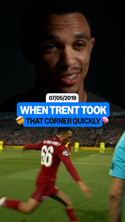 "I've gone from a boy to a man." 🥹 Remembering THAT corner vs Barcelona as Trent turns 28 today 🥳