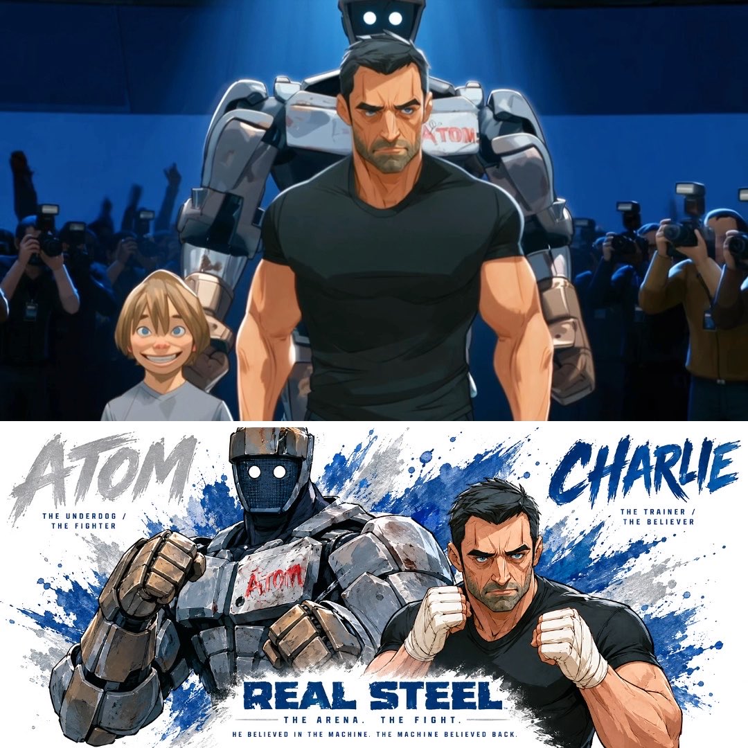 Fast and Furious got 27 movies. Real Steel only got 1. Criminal🤖🥊 Seedance 2.5 + GPT Image 2.5 Prompt👇🏻