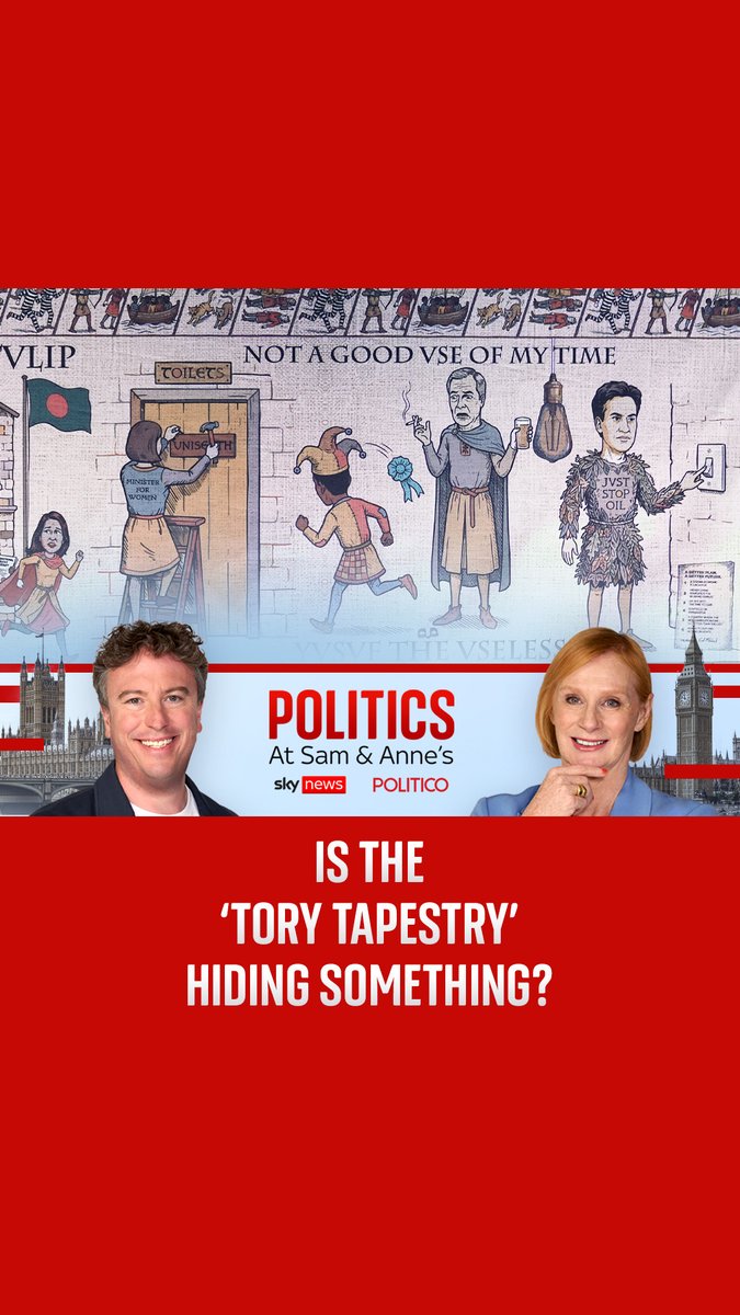 Is the 'Tory tapestry' hiding a bigger problem? Sam Coates Sky and Politico's anne mcelvoy look at what the empty spaces at the Conservative Party conference could reveal about the party’s finances and its corporate backing. 🎧