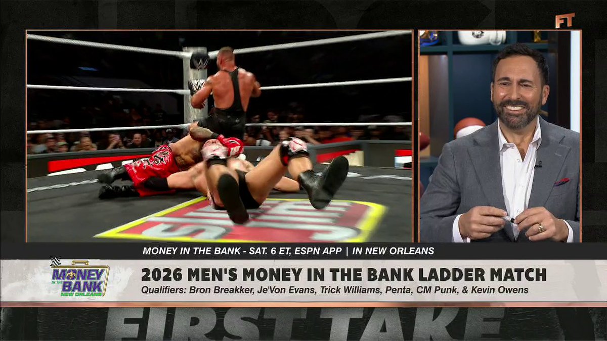 "[Bron Breakker] is the unpredictable badass. ... He is a human missile." Joe Tessitore weighs in on Bron Breakker ahead of Money in the Bank 🔥 Money in the Bank is LIVE from New Orleans, LA Saturday October 10th. Watch on the ESPN App.