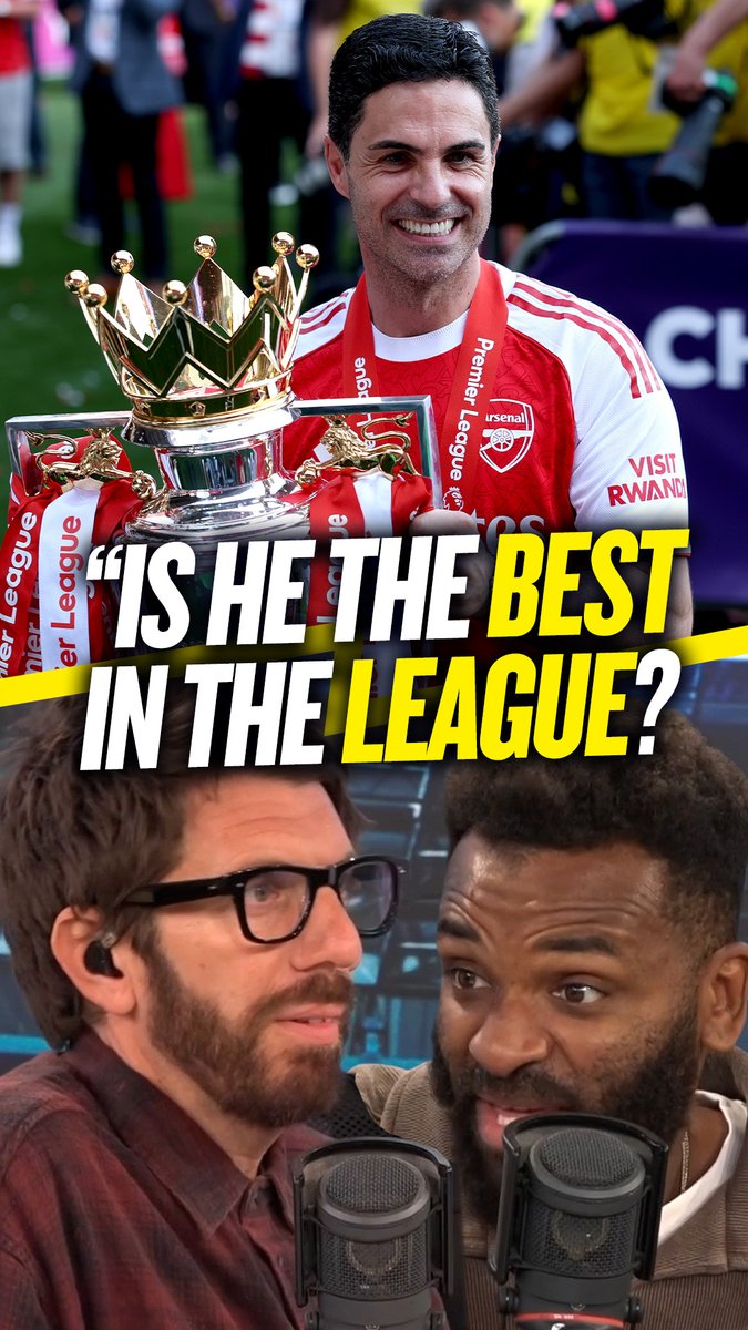🤔 "Is he the best manager in the league?" 👀 "He's 2nd behind Unai Emery..." Andy Goldstein &amp; Darren Bent debate if Mikel Arteta is currently the best manager in the Premier League