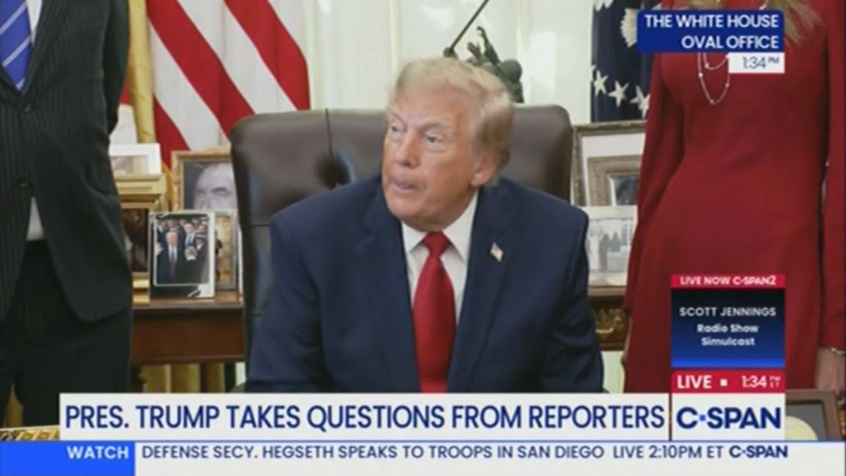 Q: A hurricane is forecast to hit the Gulf Coast this weekend. Are you still planning to visit Alabama and go to the football game? Trump: Well, hurricane... football... I love Alabama. I haven't heard about a hurricane.