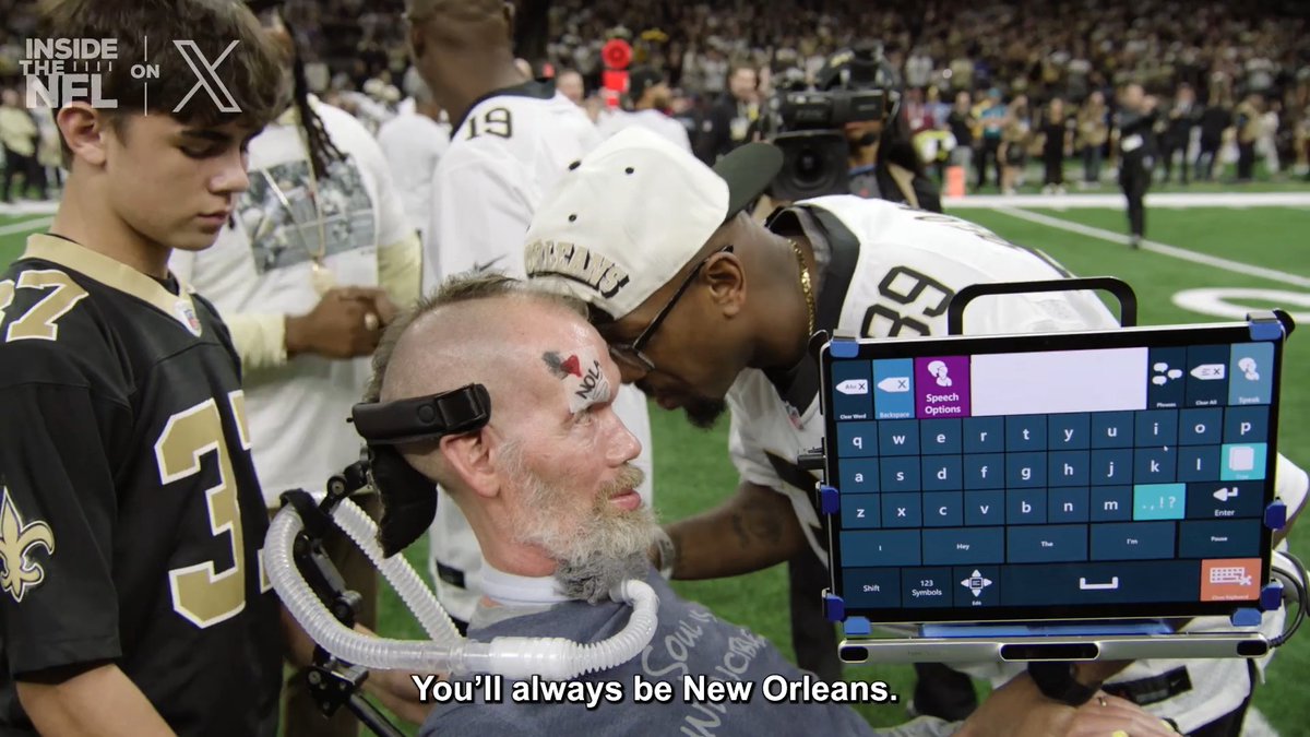 "You'll always be New Orleans." New Orleans Saints legends had words of support for their brother Steve Gleason ❤️