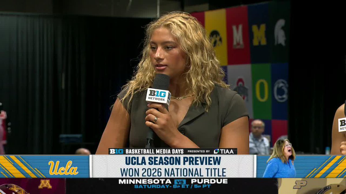 "We all want the same thing. We want to be on a stage like that again." UCLA Women's Basketball’s Sienna Betts on not letting last season’s success become a distraction 👇